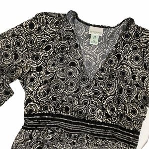 Motherhood Maternity Dress Nursing Mid Length Tie